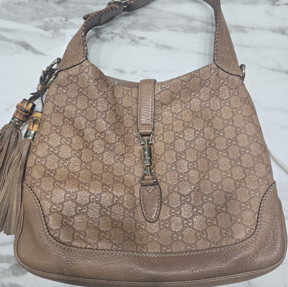 Gucci Tan Leather Hobo Bag - Picture 2 of 11